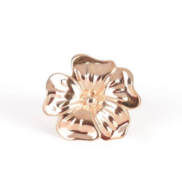 Paparazzi Jewelry Accessories - Tropical Gardens - Rose Gold Ring - Vintage - Picture 4 of 4